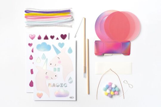 Laternen Bastelset SWEET RAINBOW