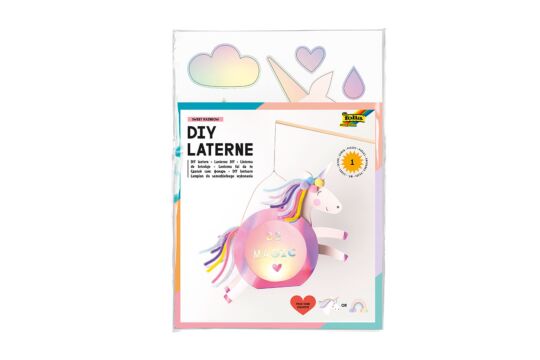 Laternen Bastelset aus Papier PONY inkl. Deko