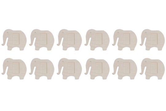 Naturalrahmen Elefant Set 12
