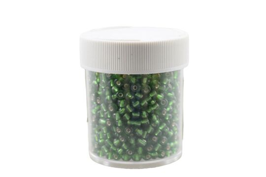 Glasperlen grün 80 g