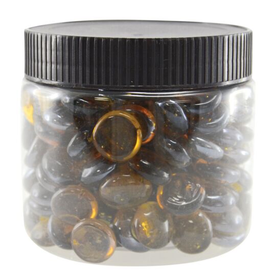 Mugelsteine transparent gelb 680 gr.