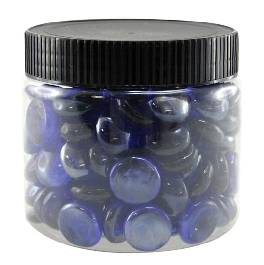 Mugelsteine transparent blau 680 gr.