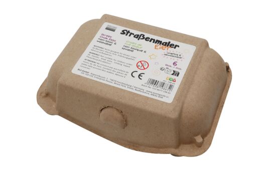 Straßenkreide Eier 6 Stück