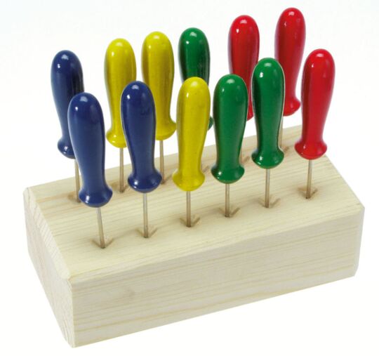 Pricknadel mit Block - Set 12