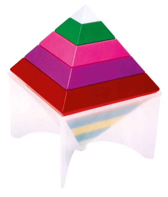 GOWI Regenbogen-Pyramide - 15tlg