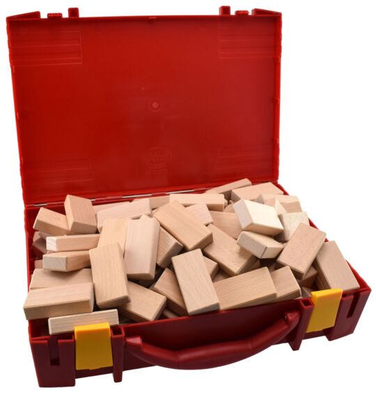 Fröbel Holzbausteine - Set 26 mit Koffer