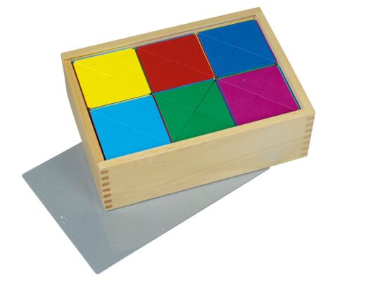 GOWI 3D Tangram Magnete Gruppen Set  in Holzbox