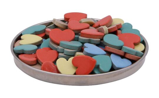 Mosaik Herzen – 1kg