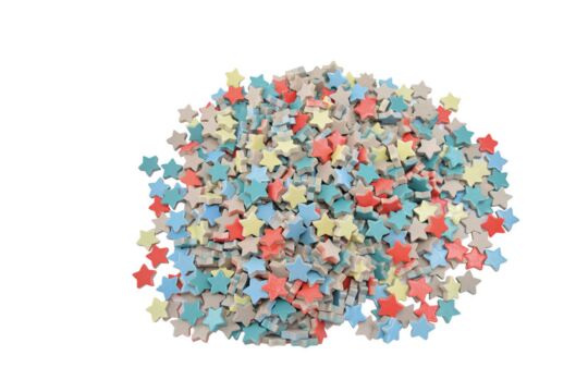 Sterne Mosaik - 1 kg (ca. 570 Teile)