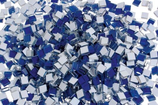 Mosaik Glas blau 10mm – 1kg