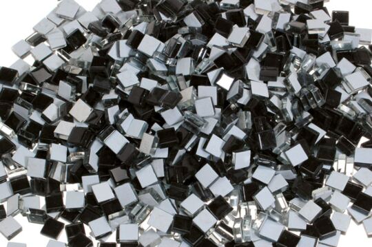 Mosaik Glas schwarz 10mm – 1kg