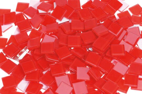 Mosaik Glas rot 20mm – 1kg