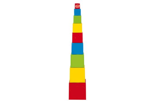 Stapelpyramide Eckig - 9tlg