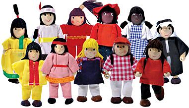 Biegepüppchen-Set Kinder der Welt Winzlinge®