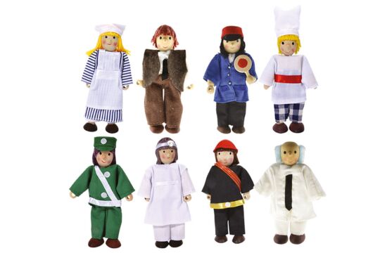 Biegepüppchen-Set Berufe Winzlinge®