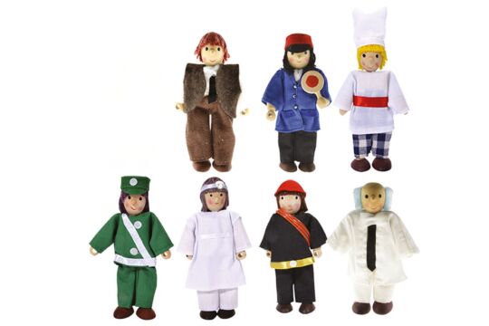 Biegepüppchen-Set Berufe Winzlinge®