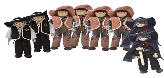 Biegepuppe Cowboy - Set 8 Winzlinge®