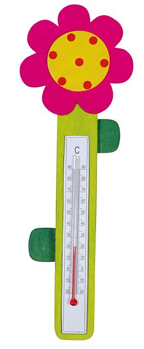 Blumen Thermometer - einzeln