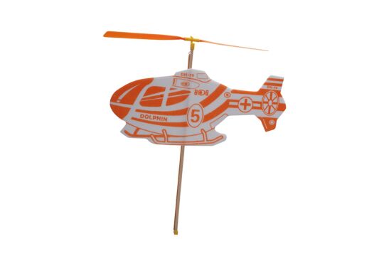 Hubschrauber mit Gummimotor