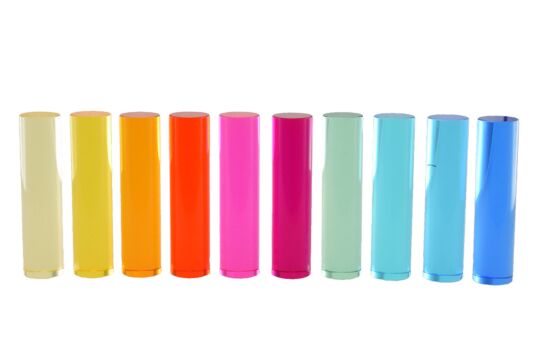 Acrylbausteine Acrylic Tube - Set 10