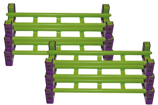 magnetische Kugelbahn Schienenelement Gerade - Set 6