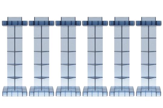 magnetische Kugelbahn Pfeiler lang - Set 6