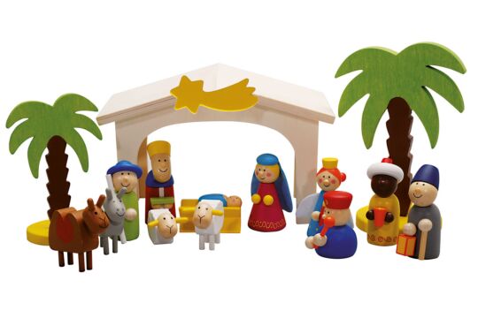 Weihnachtskrippe - Set