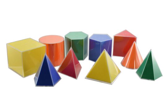 Geometrische Körper mit Abwicklung