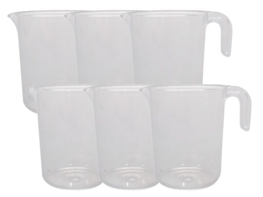 GOWI Messbecher transparent 500ml - Set 6