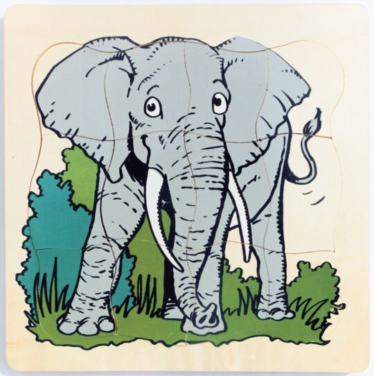 Evolutionspuzzle - Elefant