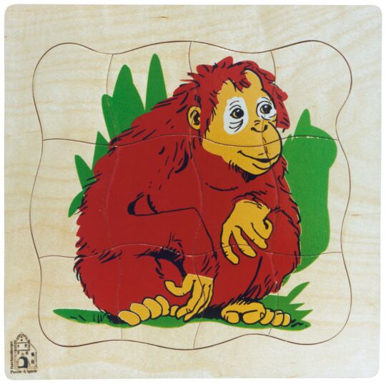 Evolutionspuzzle - Orangutan