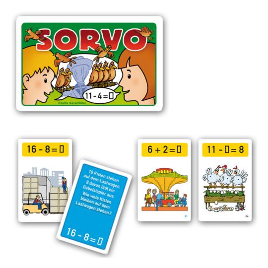 Kartenspiel zum lernen von Textaufgaben