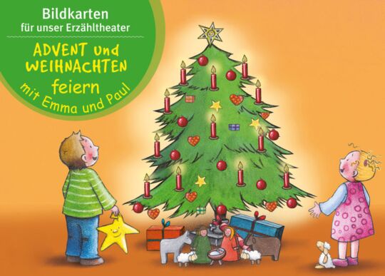 Bildkarten Kamishibai "Advent & Weihnachten feiern mit Emma & Paul"