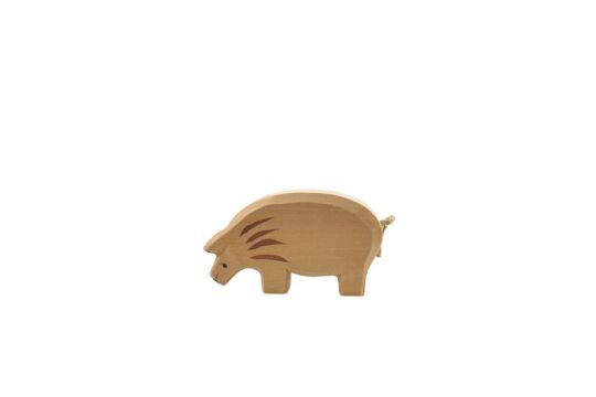 Holzspielfigur Wildschwein groß