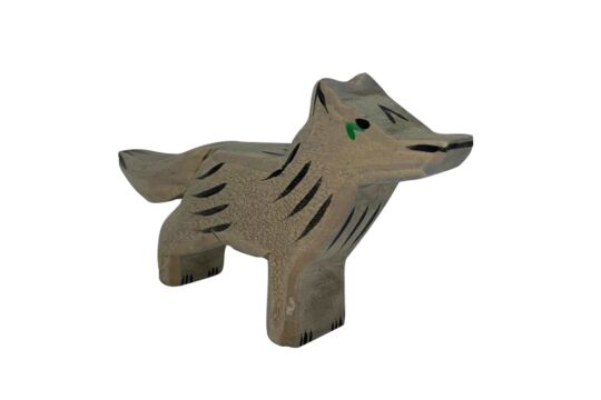 Holzspielfigur Wolf