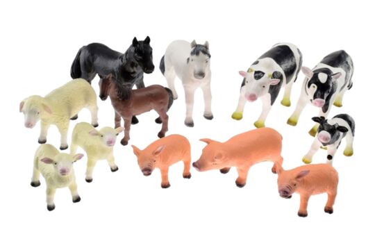 GOWI Bauerhoftiere softy - Set 12