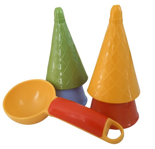 Sandform Eiscreme Set 5 - BIO