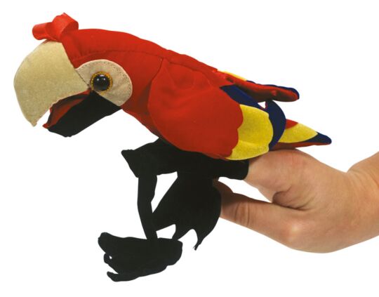 Handspielpuppe Papagai Fritz