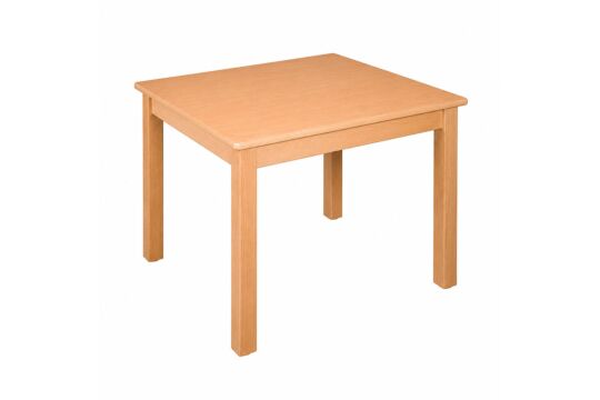 Quadrattisch 80x80 cm TH 58 cm