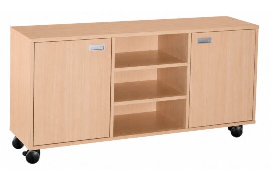 Schrank mit Böden + 2 Türen