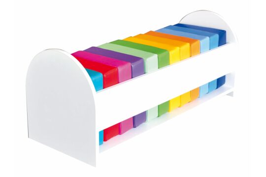 Sitzkissenbank inkl. 12 Kissen