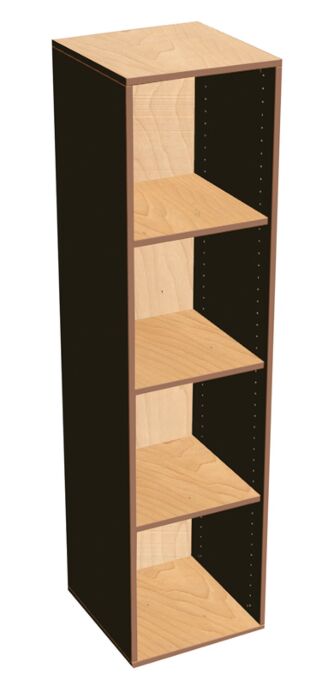Regalschrank Alea 4 Fächer, schmal