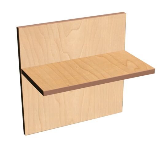 Ablageboard Wandregal Alea schmal
