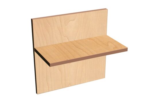 Ablageboard Wandregal Alea schmal