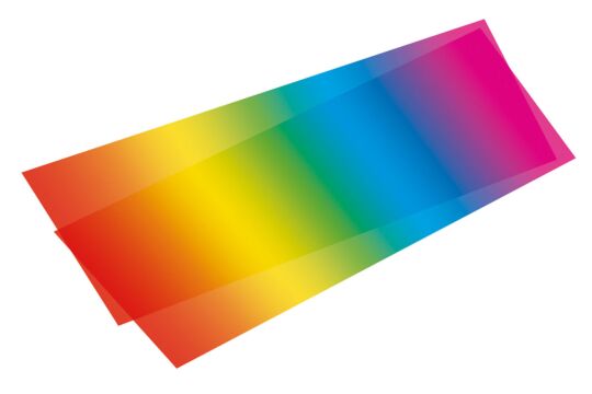 Laternenzuschnitte Regenbogen, 25 Bögen